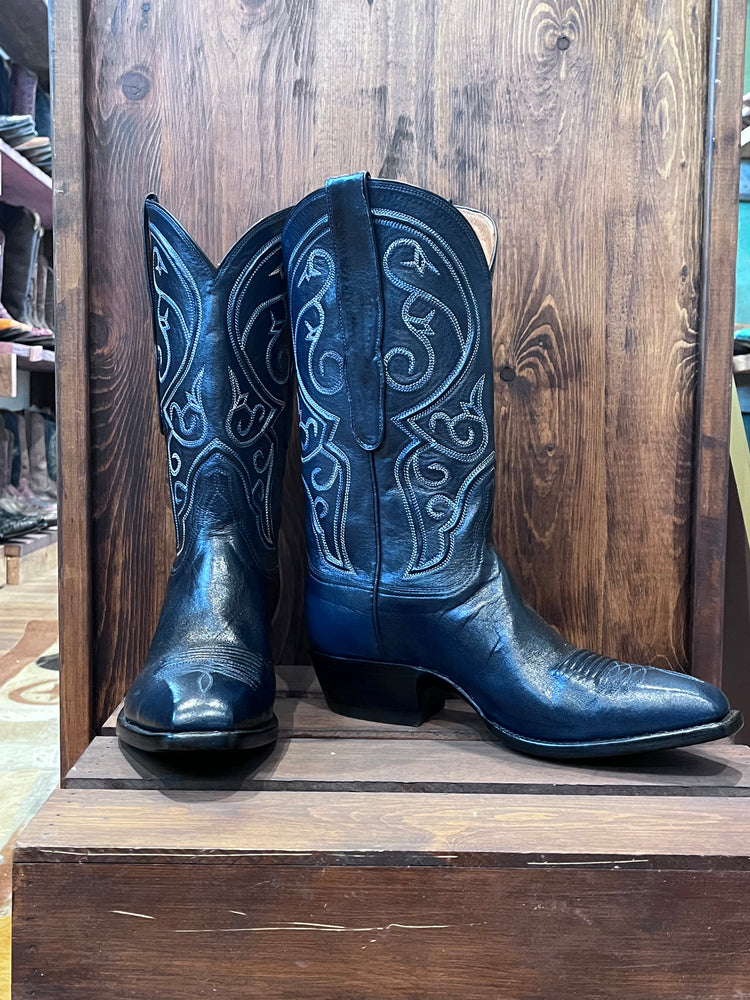 Black Calf with Stitching 5-06