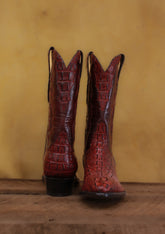 Burgundy Horn Back Gator Men's Classic 1304