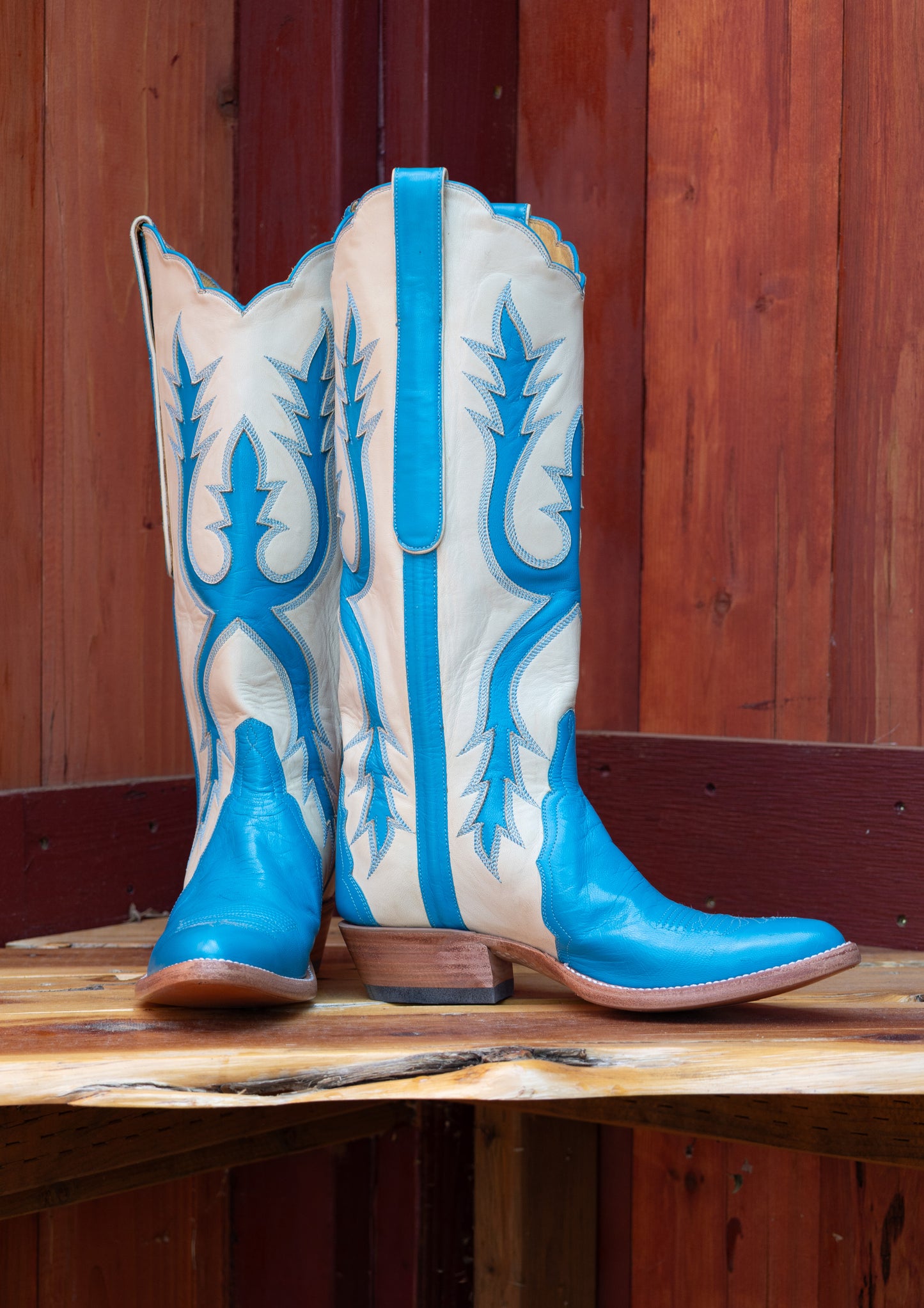 Teal Inlay Tall 4-125