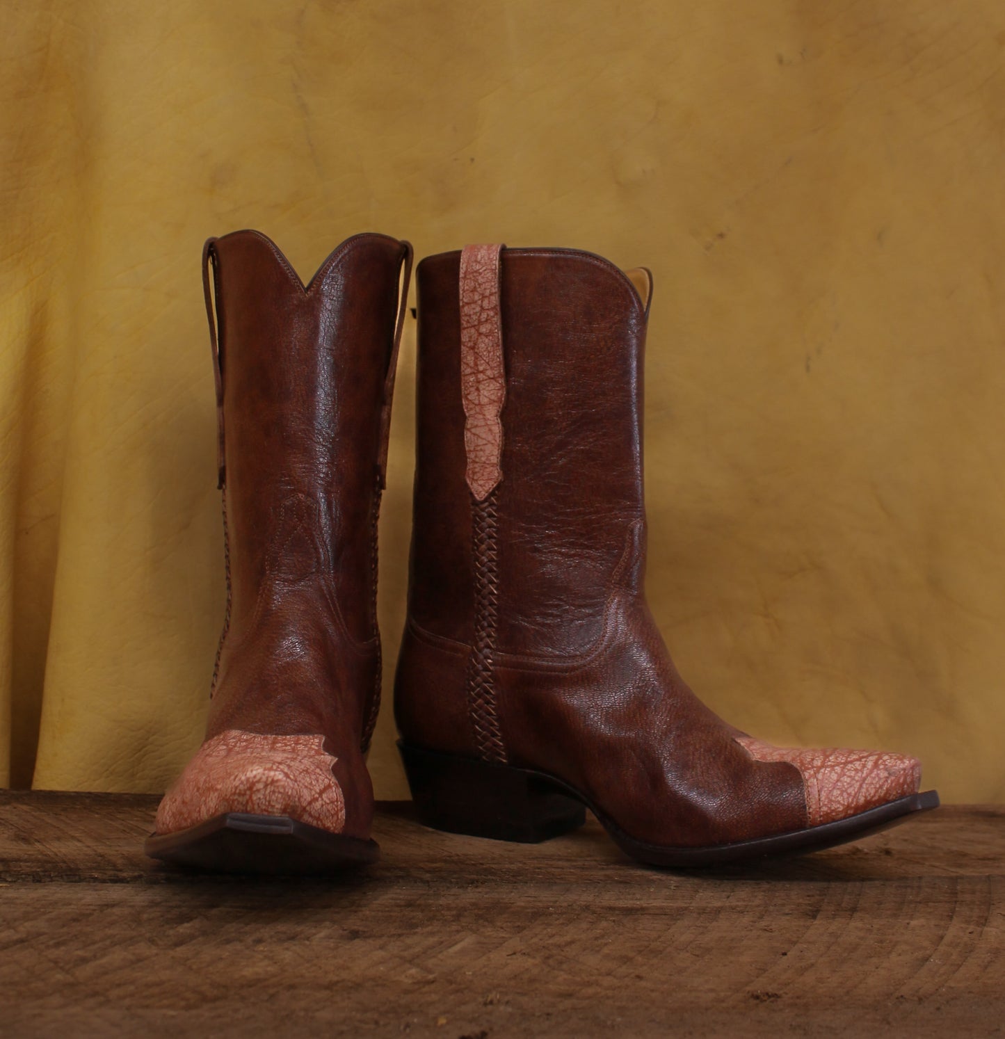 Brown Goat and Buffalo Braided Men's Classic 4992