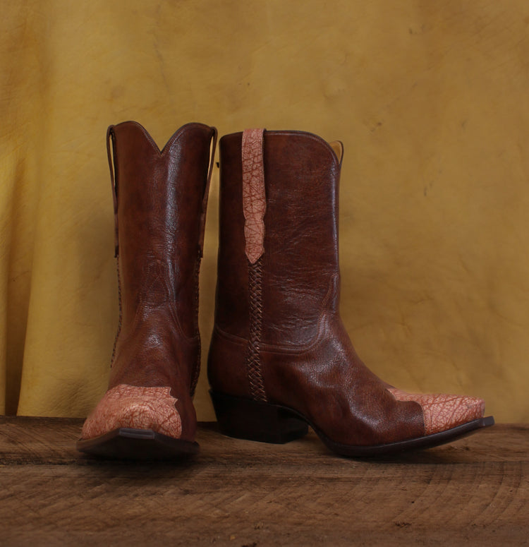 Brown Goat and Buffalo Braided Men's Classic 4992