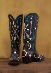 Blk & Brown High Spirit Kangaroo Women's Tall 809