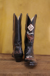 Black Calf Wapiti Elk Inlay Men's Classic 911