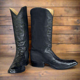 Blk French Suede & Ostrich Women's Classic 606