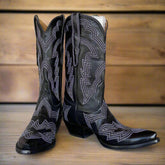 Black Calf with Stitching Men's Classic 5-14