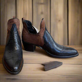 Brown Ostrich and Kangaroo Women's Flamingo 2206