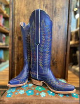 Tall Purple Kangaroo with Rainbow Stitching 4-40