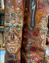 Studded Day of Dead Women's 4-26