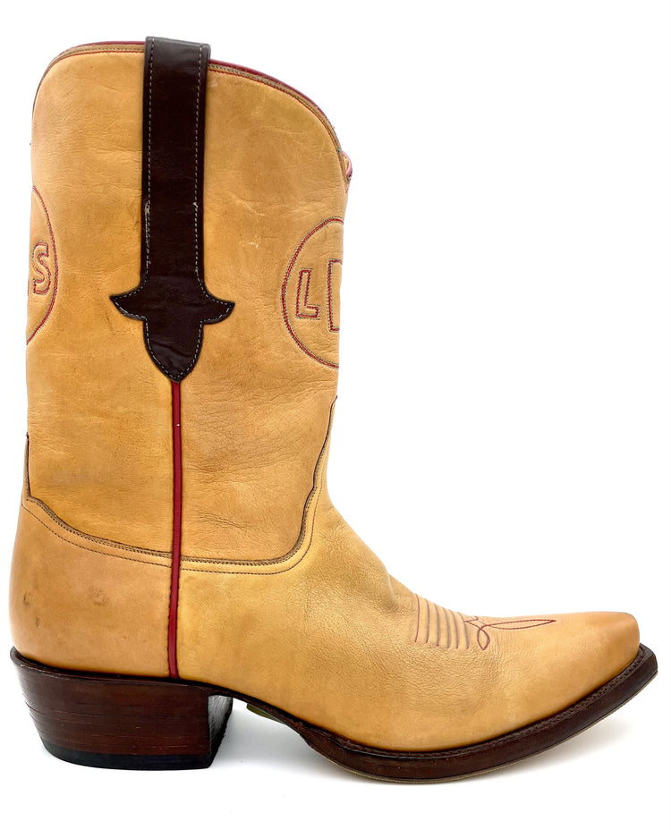 Vintage Supple Calf Mustard "LBS" Tres Outlaws Women's Classic 174