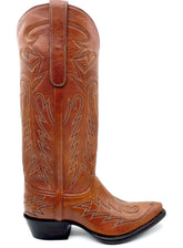 Cognac & Kangaroo Raised Stitch Tres Outlaws Women's Classic 287