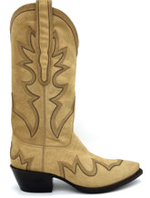 Natural Suede Stitch Tres Outlaws Men's Classic 368