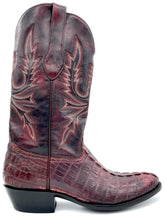 Burgundy Hornback Gator Tail Tres Outlaws Men's Classic -428