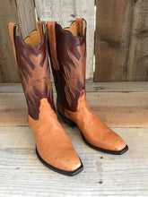 Peanut Ostrich Inlay Tres Outlaws Women's Classic Boot 2553@