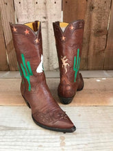 Choco Buffalo & Calf Cacti Tres Outlaws Women's Classic Boot 2531@