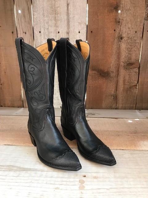 Black Kangaroo Stingray Tres Outlaws Women's Classic Boot 2535@