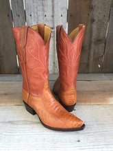 Peanut & Cognac Ostrich Foot Tres Outlaws Men's Classic Boot 4090@