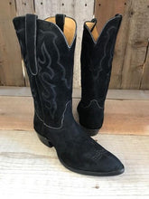 Black Suede Roughout Tres Outlaws Men's Classic Boot 3998@