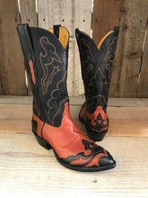 Cognac Black Kangaroo Tres Outlaws Men's Classic Boot 3996@