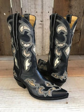 Old El Paso Black Tres Outlaws Men's Classic Boot 4122@