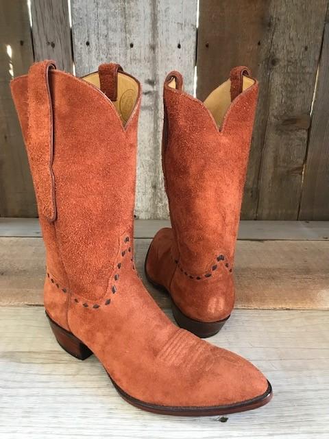 Rust Roughout Tres Outlaws Men's Classic Boot 4136@