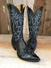 Kangaroo Black Patent Leather & Calf Tres Outlaws Men's Classic 4138@