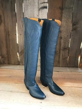 Medium Blue Calf Mano Long Legs Tres Outlaws Women's Tall Boot 1258 @