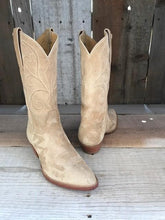 Natural French Suede Tres Outlaws Men's Classic Boot 4238@