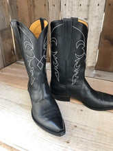 Black Calf w/ Stitching Men's Classic Boot 4608@