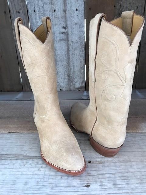 Natural Roughout Tres Outlaws Men's Classic Boot 3827@