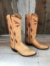 Natural Mule & Brown Inlay Tres Outlaws Men's Classic Boot 3842