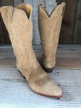 Natural French Suede Tres Outlaws Men's Classic Boot 3781@