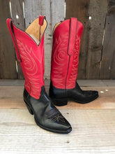 Black Kangaroo & Red Tres Outlaws Men's Tall Boot 3734@