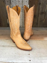 Natural Mule All Over Stitch Tres Outlaws Men's Classic Boot 3613@