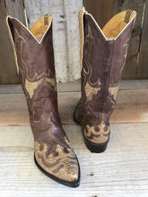 Brown Calf & Ostrich Leg 3480