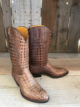 " Horn Back Gator " Tan Seamless Tres Outlaws Men's "Got Gator "Collection" 3481