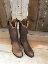 Distressed Mule New Zeeland Sheep Skin Lined Tres Outlaws Men's Classic Boot 3494@