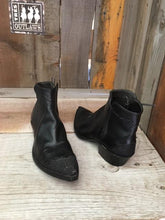 Black Calf Lizard Trim Tres Outlaws Flamingo Side Zip "2 Sweet Collection" 1756 @