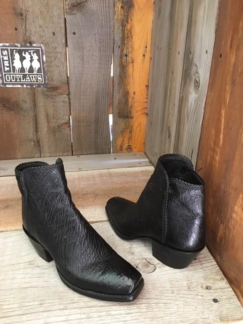 Black Ostrich Belly Women's Flamingo "2 Sweet Collection" 1759
