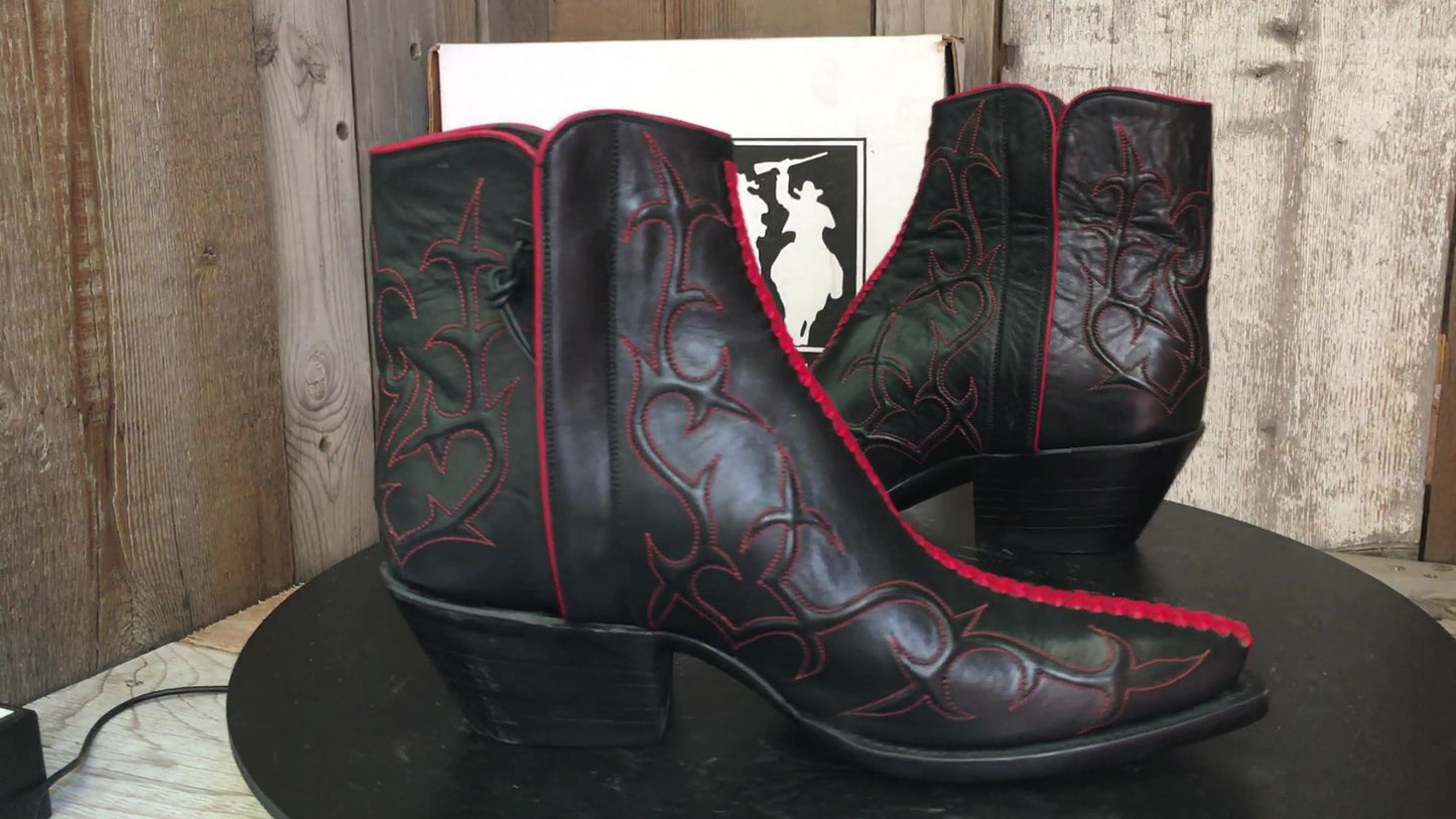 Braided & Raised Stitch Calf Tres Outlaws Women's Flamingo Boot 1377
