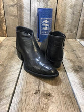 Cary Kangaroo & Gator Black Tres Outlaws Flamingo Zip Boot 2137*