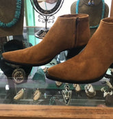 Rust Rough Out Tres Outlaws Zipper Boot " Jasmine Collection " 1739 *