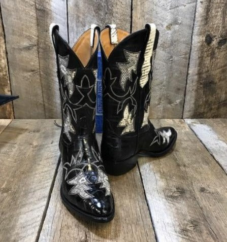 Gator Black & Nat. Ring Lizard Women's "Got Gator Collection" 2431*