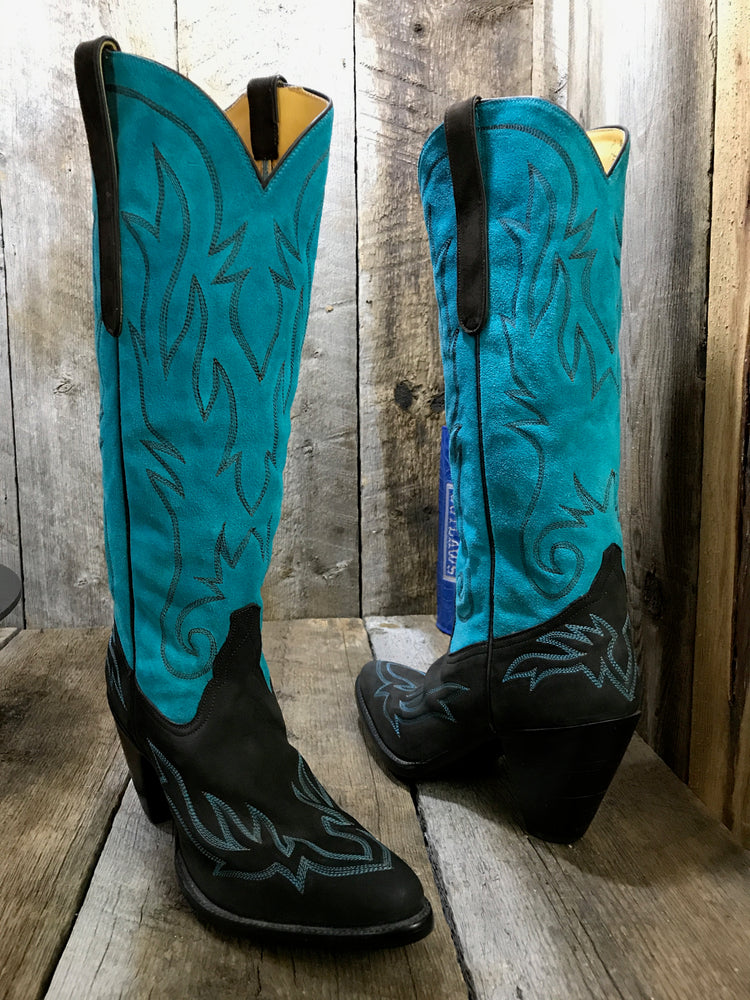 Kangaroo & Calf Suede Falconhead Women's Boot 1735 *
