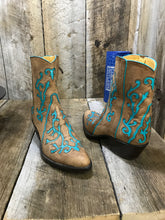 Brown & Turquoise Tres Outlaws Flamingo Boot 1689*