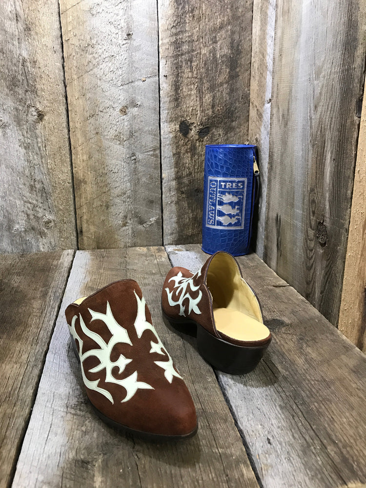 French Suede Tres Outlaws Women's Mule 1695 *
