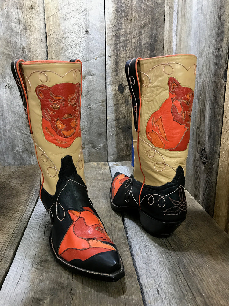 Mr. Mountain Lion Yellowstone Collection Tres Outlaws Classic Boot 1836 *