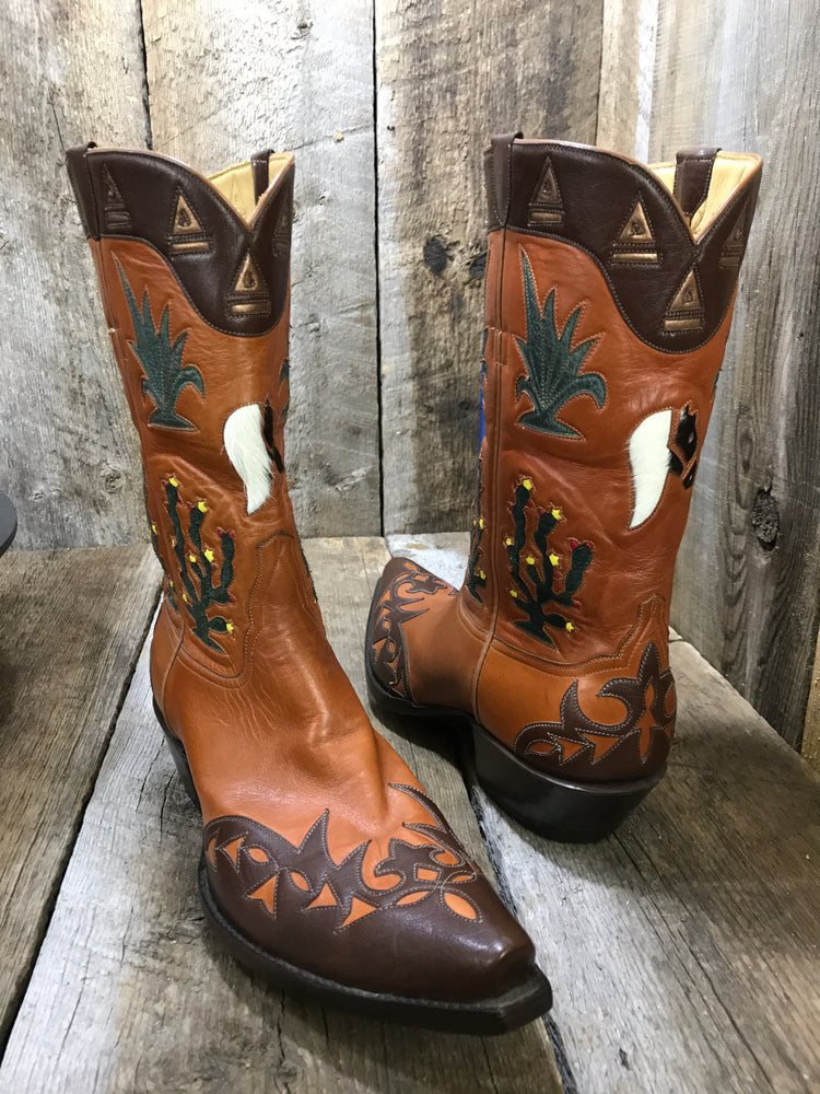 " Arizona"  Buffalo Calf  Cacti Tres Outlaws Men's Classic Boot  3815