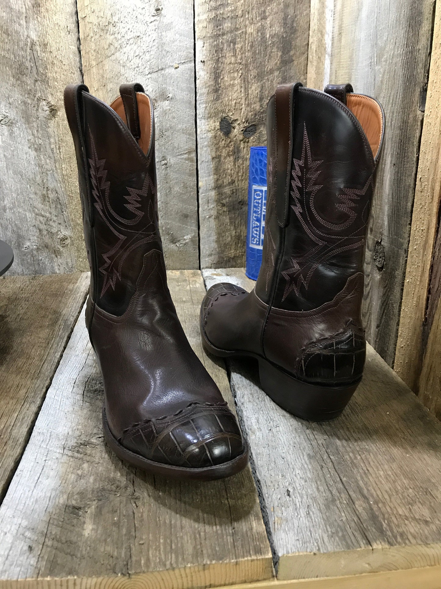 Chocolate Calf & Gator Men's Classic Boot 3937