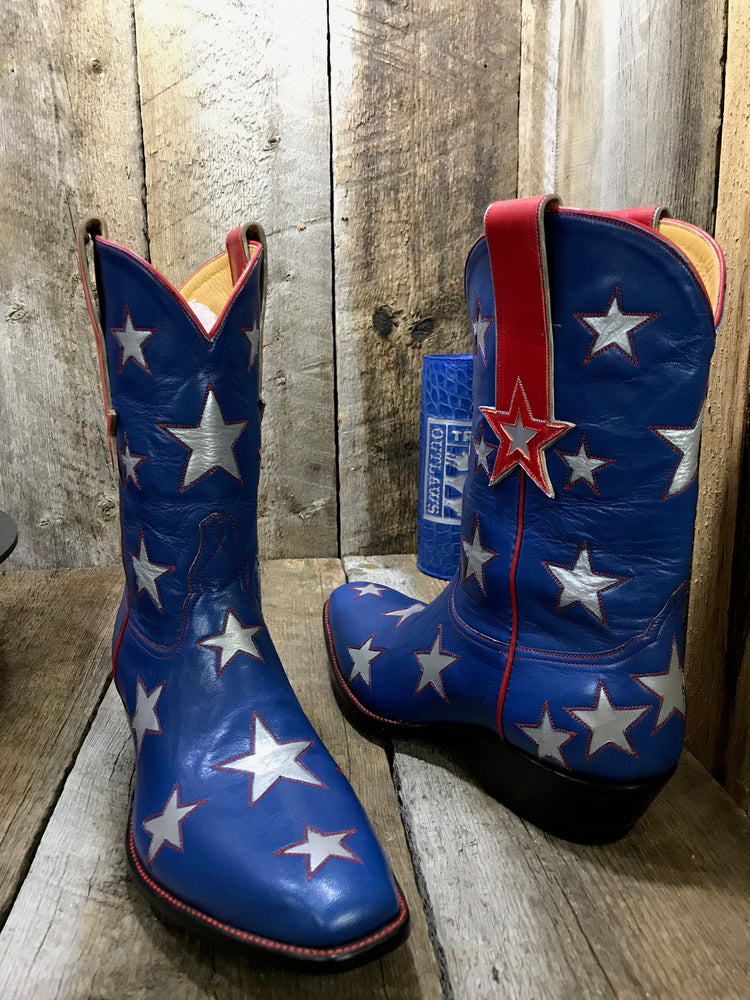 " Cowboys" Old Glory " Tres Outlaws Men's Classic Boot 4007