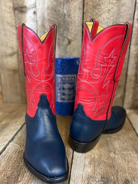 Buffalo Navy & Red Stitched Men's Classic 3633